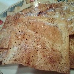 Appetizers, snacks, breakfast, and dessert can all be created with the thin sheets of dough. Cinnamon Sugar Crisps | Recipe | Food recipes, Wonton wrapper dessert, Wonton wrappers