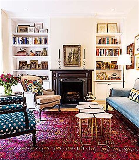 Beautiful Persian Rug Ideas For Living Room Decor 08 Living Room Red