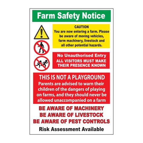Farm Safety Smart Art Signs