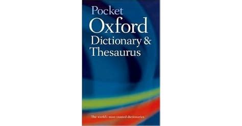 Pocket Oxford Dictionary Thesaurus And Wordpower Guide By Sara Hawker