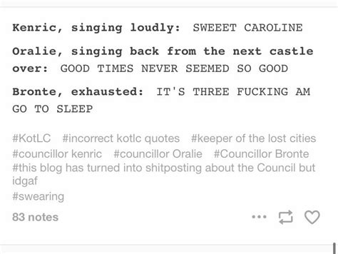 Credit To Incorrect Kotlc Quotes On Tumblr Keeperofthelostcities