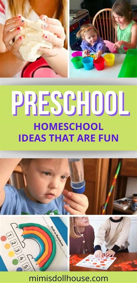 Resources For Homeschooling Preschoolers Mimis Dollhouse