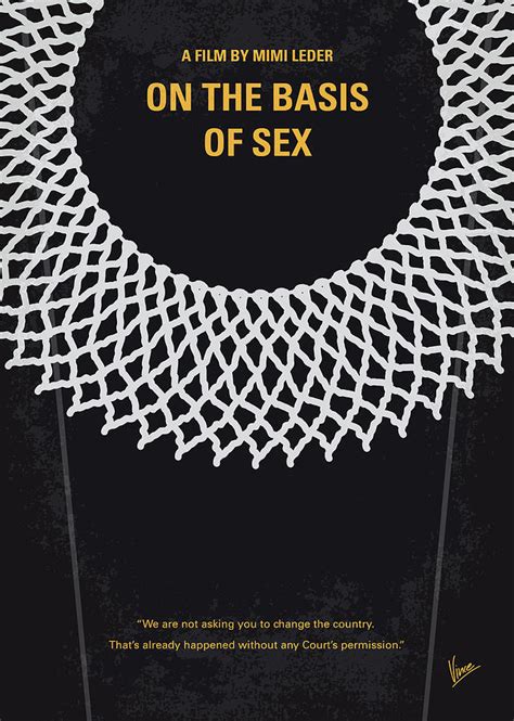No1040 My On The Basis Of Sex Minimal Movie Poster Digital Art By Chungkong Art Fine Art America