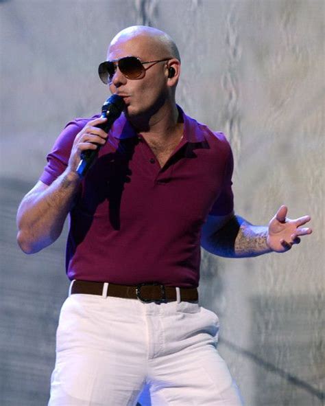 Pitbull Pictures The 40th American Music Awards Rehearsals