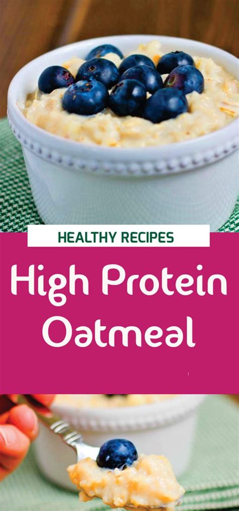 High Protein Oatmeal