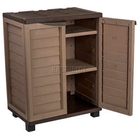 Check spelling or type a new query. Starplast Outdoor Plastic Garden Utility Cabinet With 2 ...