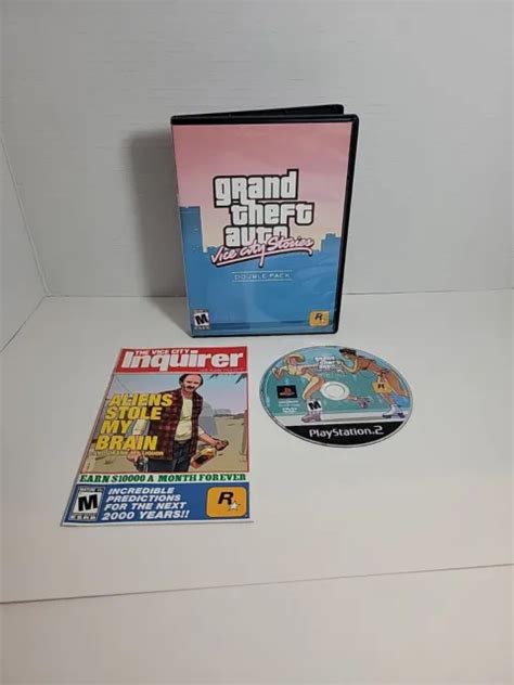 Grand Theft Auto Vice City Stories Double Pack Gta Playstation Ps Complete Picclick