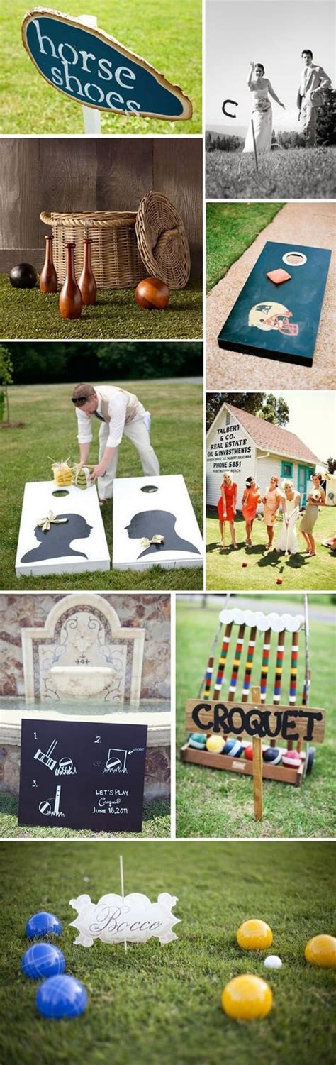 65 Wedding Reception Game Ideas To Entertain Your Guests Outdoor
