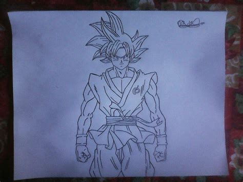 Drawing Goku Ssj God Dragonballz Amino