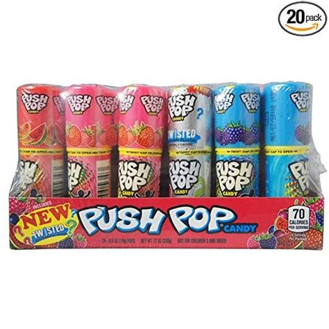 Push Pops Original Assortment 24 Ct Push Pop Candy Push Pops Candy