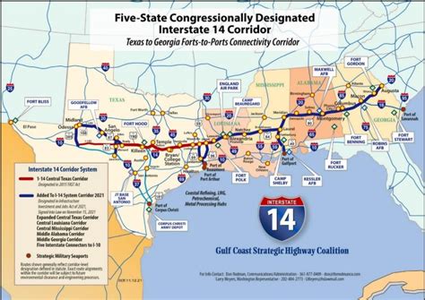 Five State Interstate 14 Designation Finalized Kwkt Fox 44