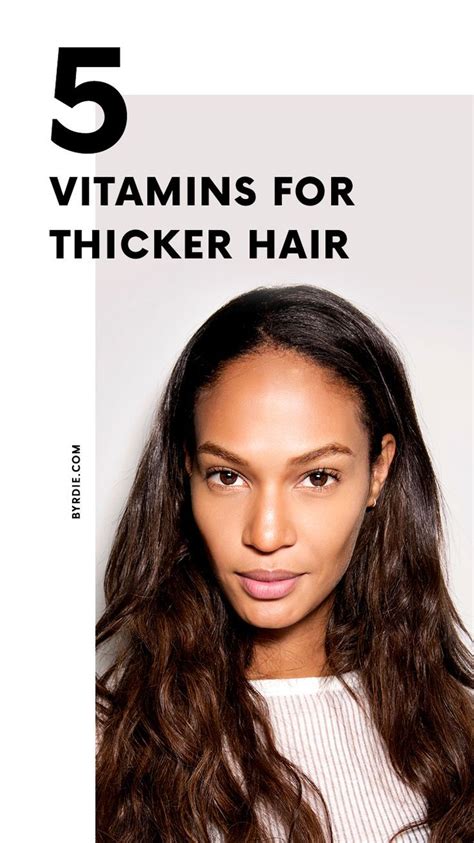 No Lie These Are The Best Vitamins For Thicker Hair According To