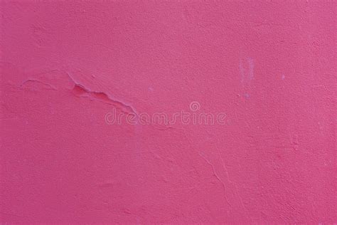 Old Brightly Painted Concrete Wall With Scratches Destroyed Plaster