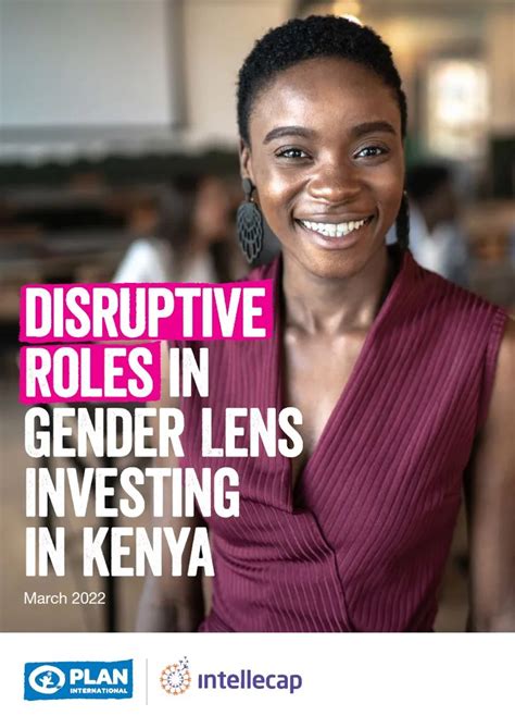 Disruptive Roles In Gender Lens Investing In Kenya Gender Lens Investing