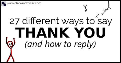 27 Different Ways To Say Thank You And How To Reply Sayings