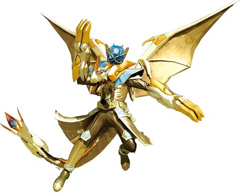 Kamen Rider Wizard Infinity Dragon Gold Render By Spideydonbrosrevice
