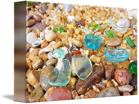 Hopetaft Beach Glass Rock Art