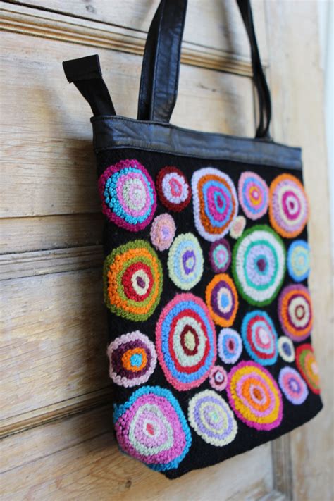 Threads Of Hope Handmade Purse Of Wool And Leather