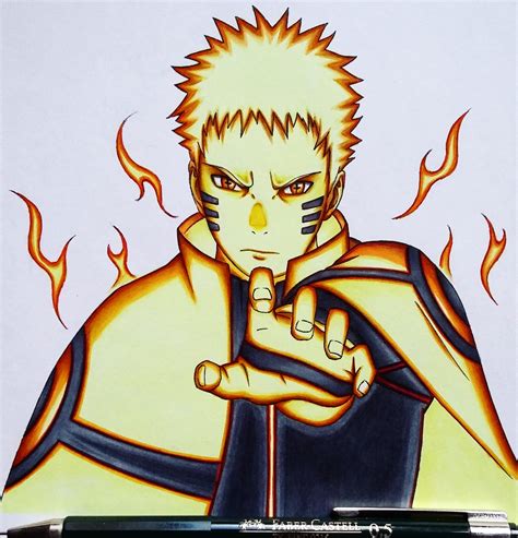 Comment Dessiner Naruto Mode Chakra De Kyubi In Konoha Imagesee