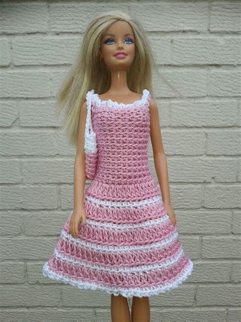 Linmary Knits Barbie Crochet Dresses And Bag