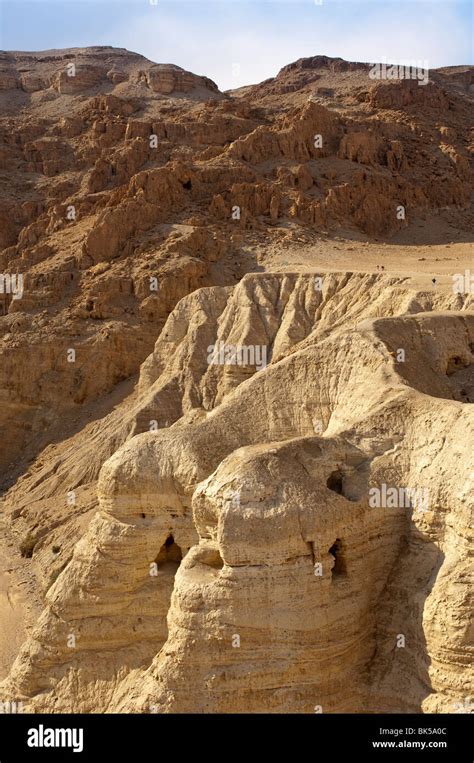 Qumran Caves Israel Middle East Stock Photo Alamy