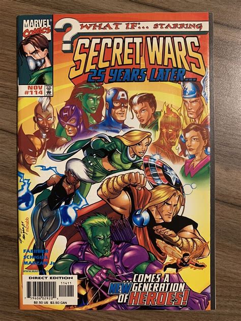 What If 114 V2 Nm Secret Wars 25 Years Later Scarce Mcu Disney 1988 Marvel Comic Books