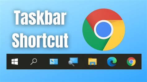 How To Create A Taskbar Shortcut For Chrome Youtube