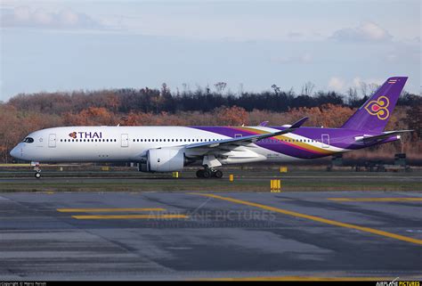 Hs Thc Thai Airways Airbus A350 900 At Milan Malpensa Photo Id