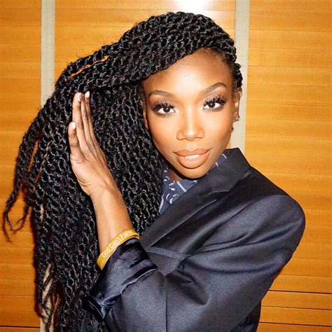 Twists 11 Awesome African American Celebrities With Twist Hairstyles