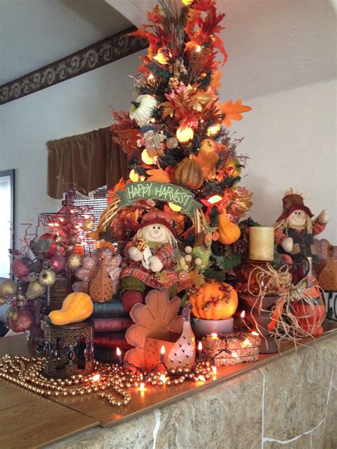 Fall Tree Fall Floral Decor Fall Halloween Decor Thanksgiving Tree