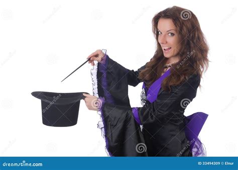 Woman Magician Stock Image Image Of Shot Illusionist 33494309