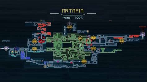 Cataris Map Metroid Dread