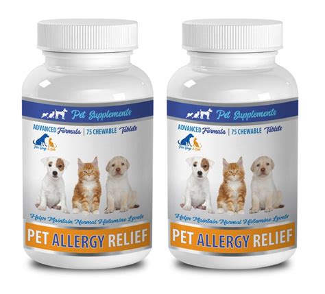 Dogs Allergy Pills Pet Allergy Relief For Dogs And Cats Etsy