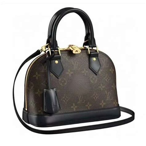 Louis Vuitton Lv Women Alma Bb Handbag Monogram Canvas Brown Lulux