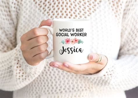 Personalized Social Worker Mug Social Worker T Social Etsy New