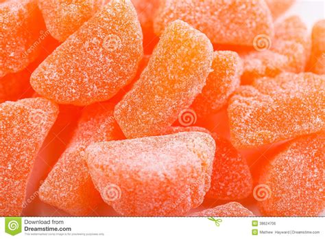 Orange Slice Candy Wedges Stock Photo Image Of Bright 38624706