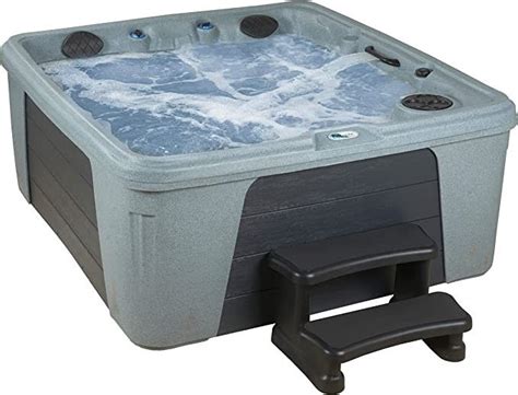 Essential Hot Tubs 34 Jet Lakeside Ex Hot Tub Seats 5 Gray Granite