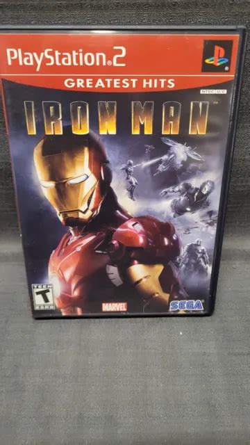 Iron Man Greatest Hits Sony Playstation 2 2008 Ps2 Video Game 1215
