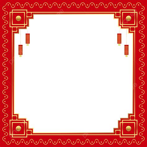 Chinese New Year Traditional Luxury Frame Chinese New Year Border