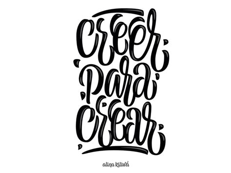 Creer Para Crear By Alina Kiliwa On Dribbble