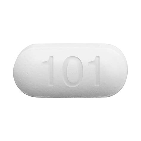Pill Finder 101 White Capsule Shape