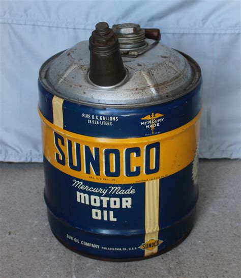 Attention red line oil customers: Bargain John's Antiques | Antique Sunoco Motor Oil ...