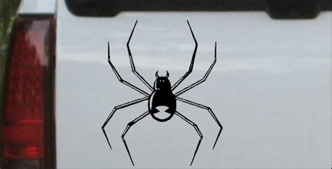 Black Widow Spider Car Or Truck Window Decal Sticker Or Wall Art