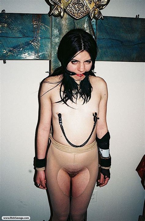 Goth Chick In Bondage Is Ready For Her Puni Xxx Dessert Picture 9