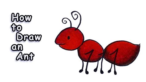 Cute And Creative Ant Drawings Ant Drawing Cute Perfect For Animal Lovers