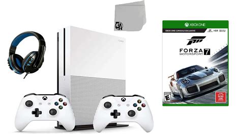 Microsoft 234 00051 Xbox One S White 1tb Gaming Console With 2