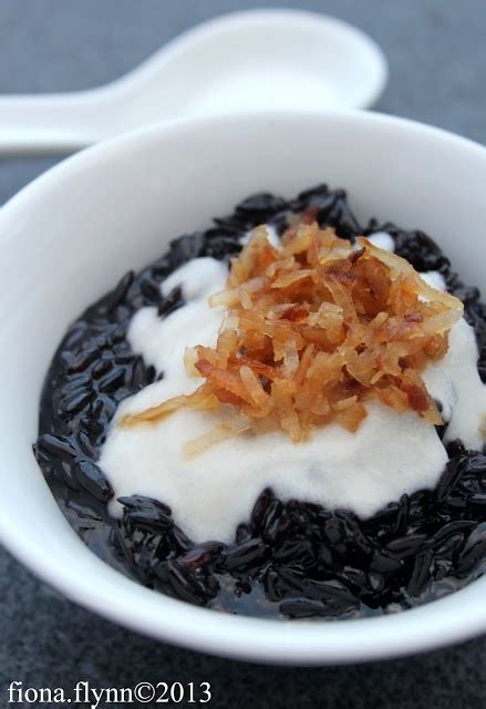 Black Sticky Rice Pudding From Au