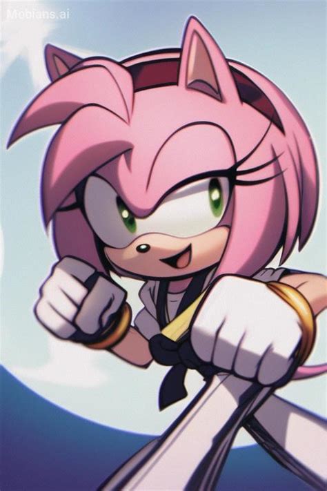 Amy Rose Karate By Mechtail74 On Deviantart