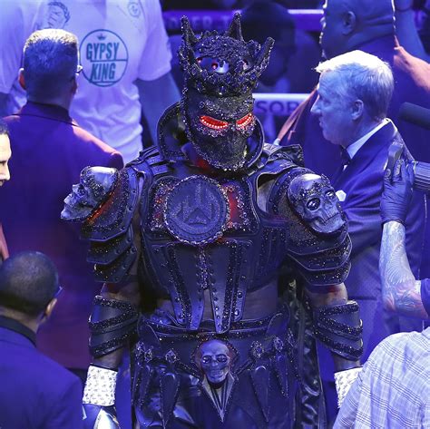 Deontay Wilder Admits His Excuse About His Costume Being Too Heavy And Affecting His Legs In