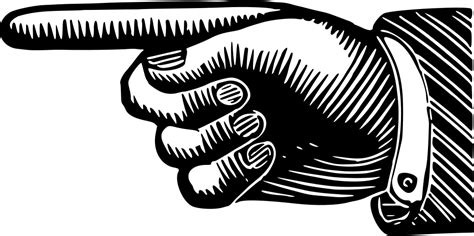 Onlinelabels Clip Art Pointing Hand 5